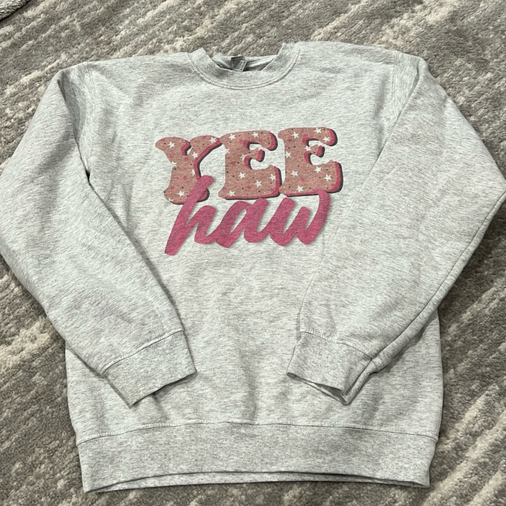 Graphic western crewneck